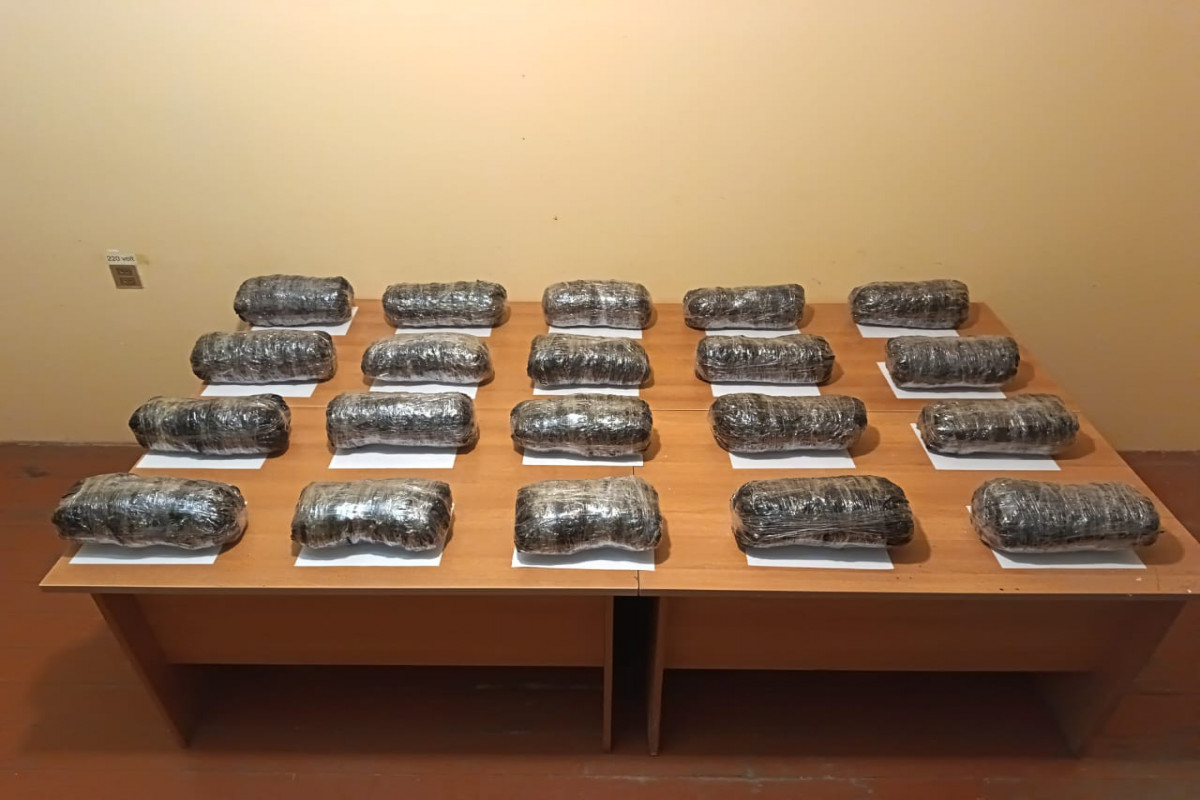 İrandan Azərbaycana 21 kq-dan çox narkotik keçirmək istədilər