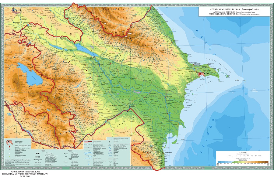 Azərbaycanda yeni xəritə hazırlandı