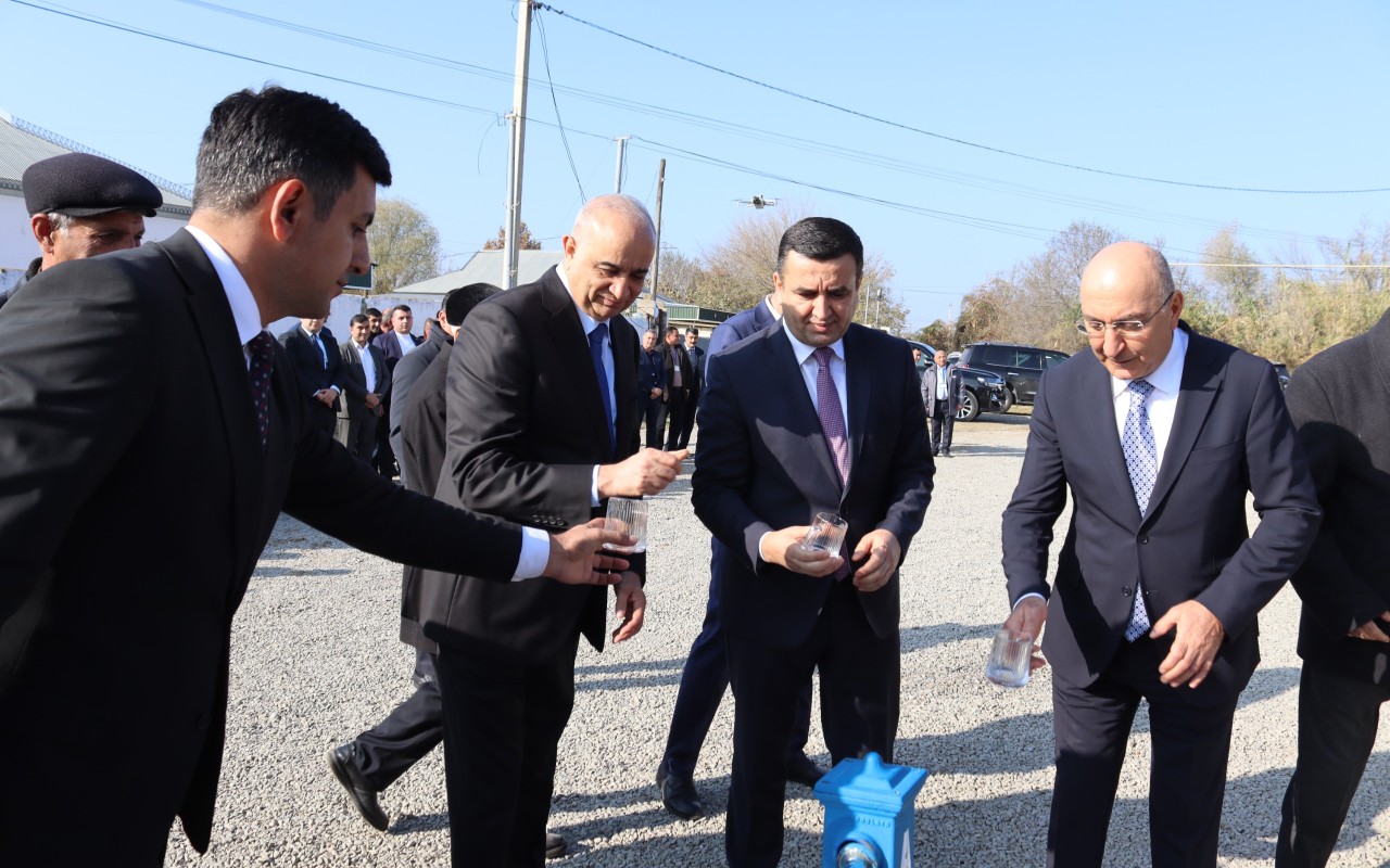 3 790 nəfər əhali içməli su ilə təmin olundu - FOTOLAR