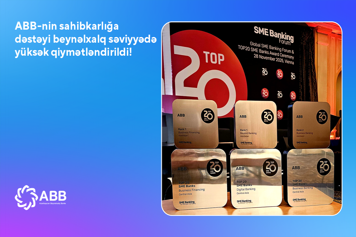ABB Mərkəzi Asiyanın ən yaxşı banklarından oldu