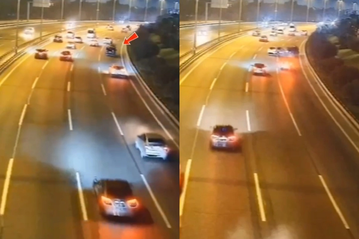 Aeroport yolundakı qəzanın ANBAAN GÖRÜNTÜLƏRİ