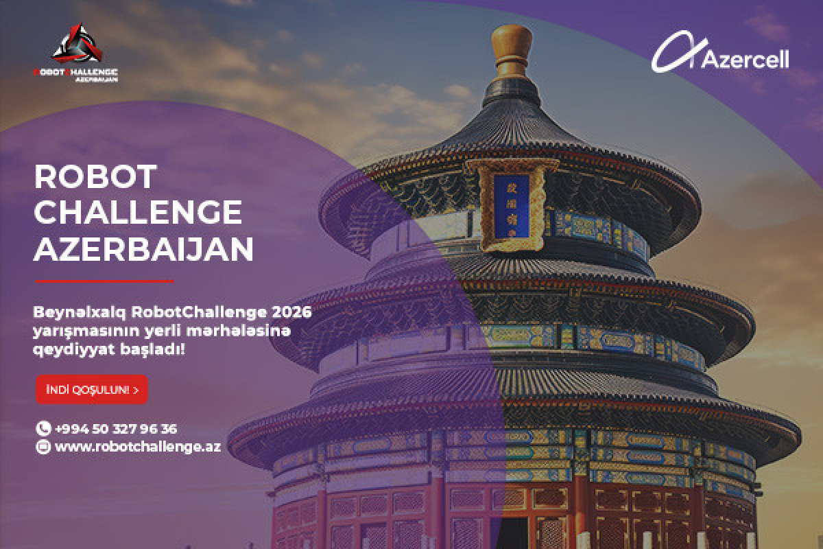 Azercell Beynəlxalq Robot Olimpiadasının Azərbaycandakı rəsmi sponsoru olub