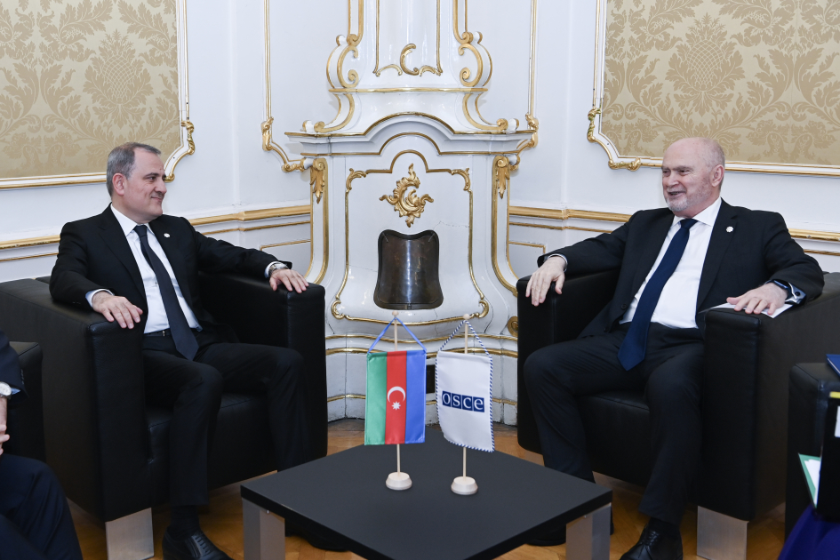 Ceyhun Bayramov ATƏT baş katiblə görüşdü 