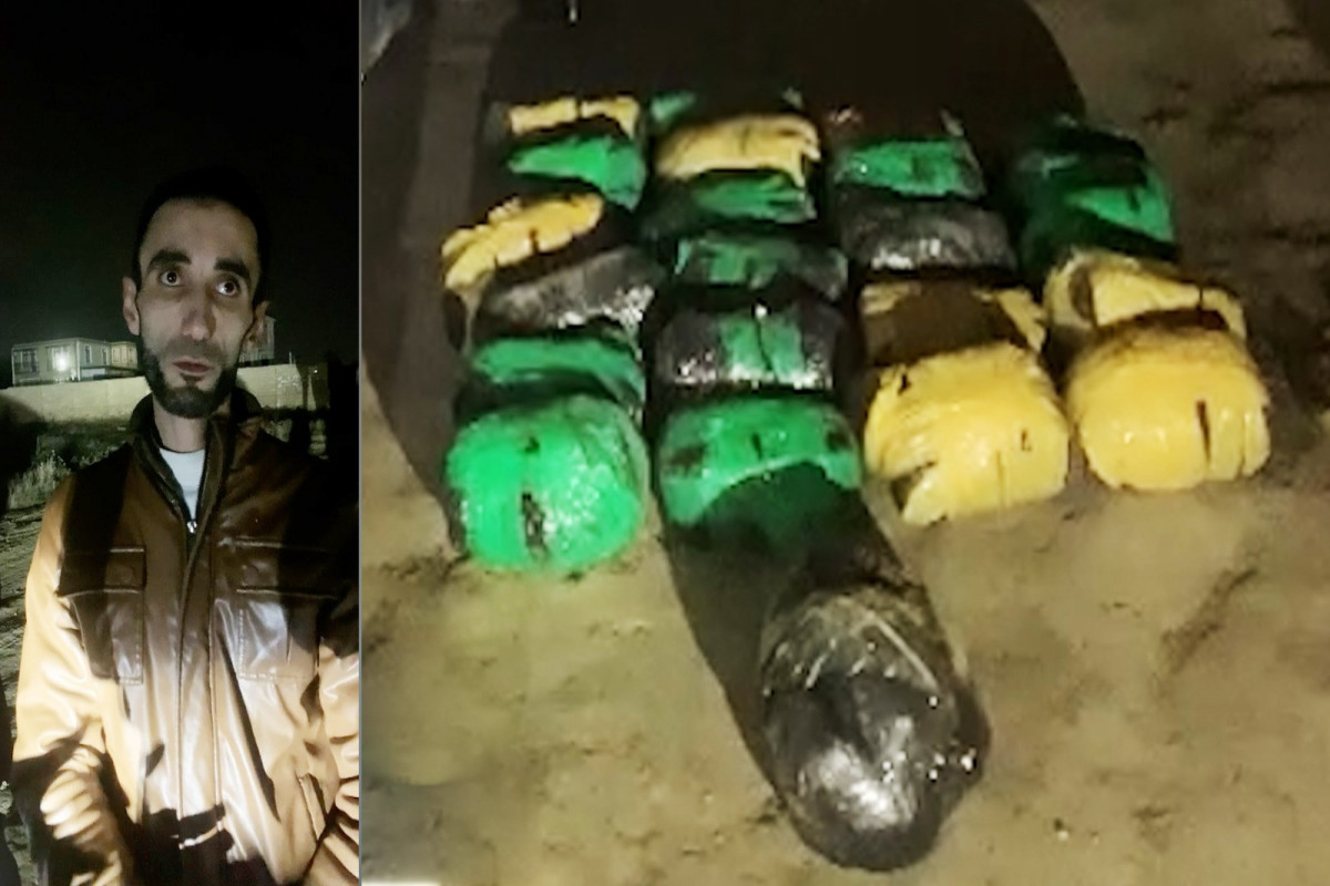 Keçmiş məhkum 22 kq narkotiklə saxlanılıb - VİDEO