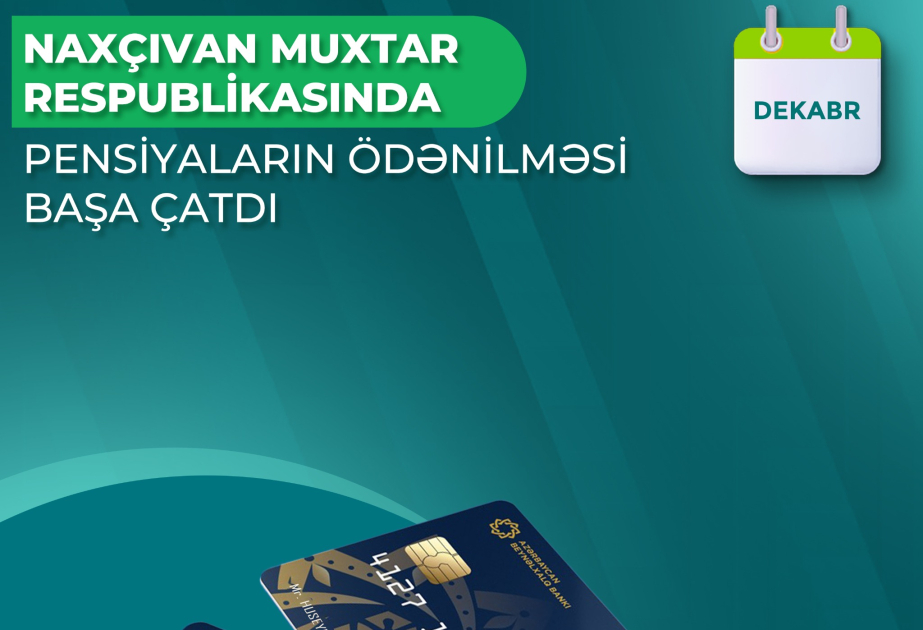 Pensiyalarla bağlı VACİB XƏBƏR