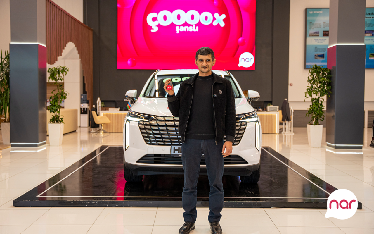 “Nar”ın “Çoox Şanslı” lotereyasında 6-cı avtomobil sahibini tapdı 