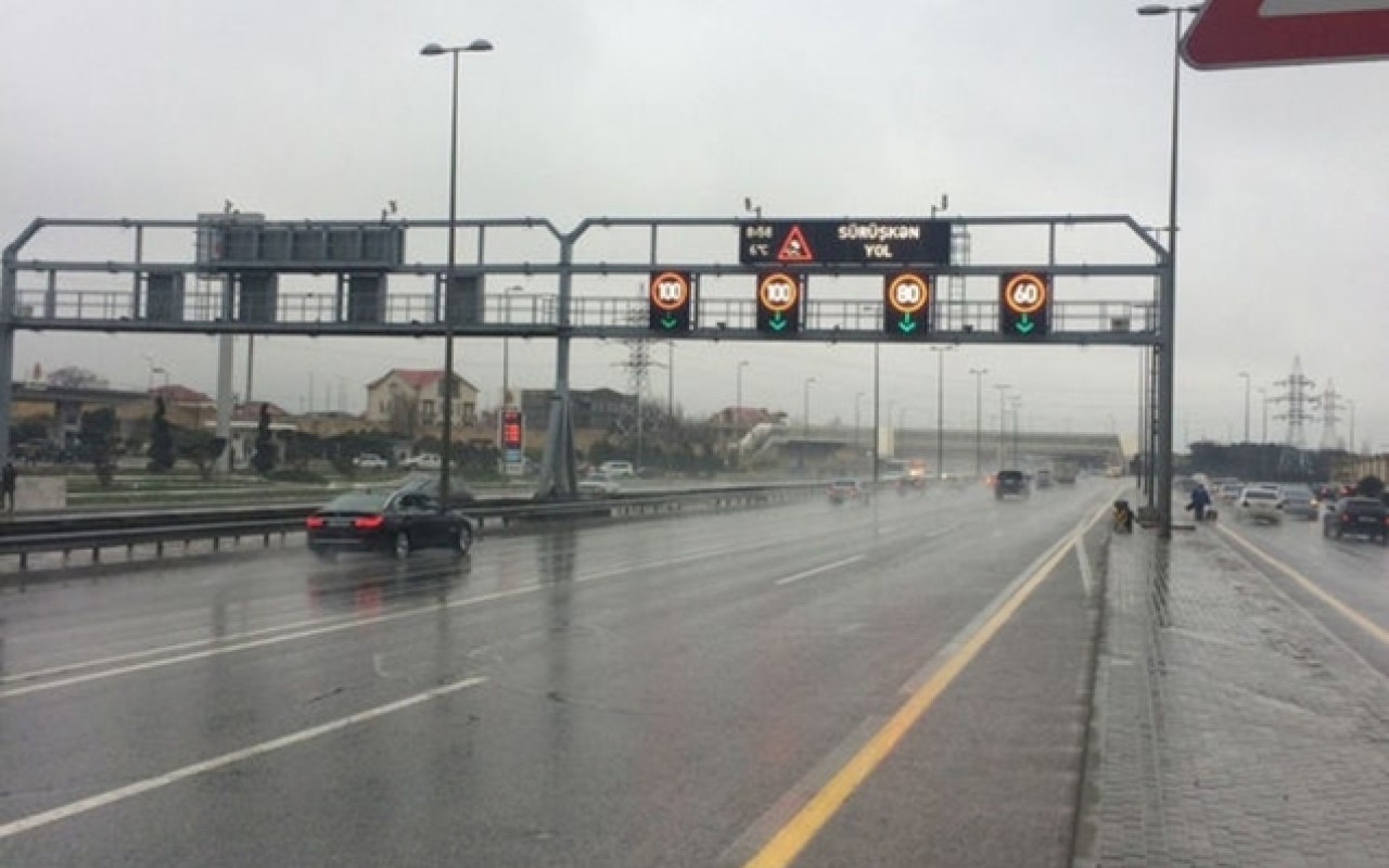 Aeroport yolunda sürət həddinə dəyişklik edildi
