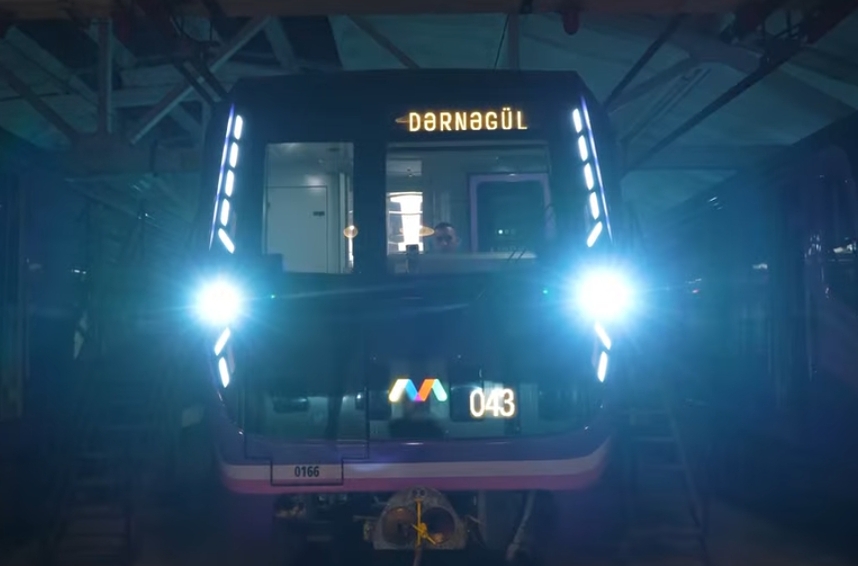 Bakı metrosunda daha bir yeni qatar