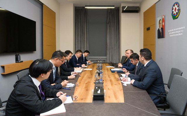 RİNN-də çinli nümayəndələrlə görüş keçirilib - FOTOLAR