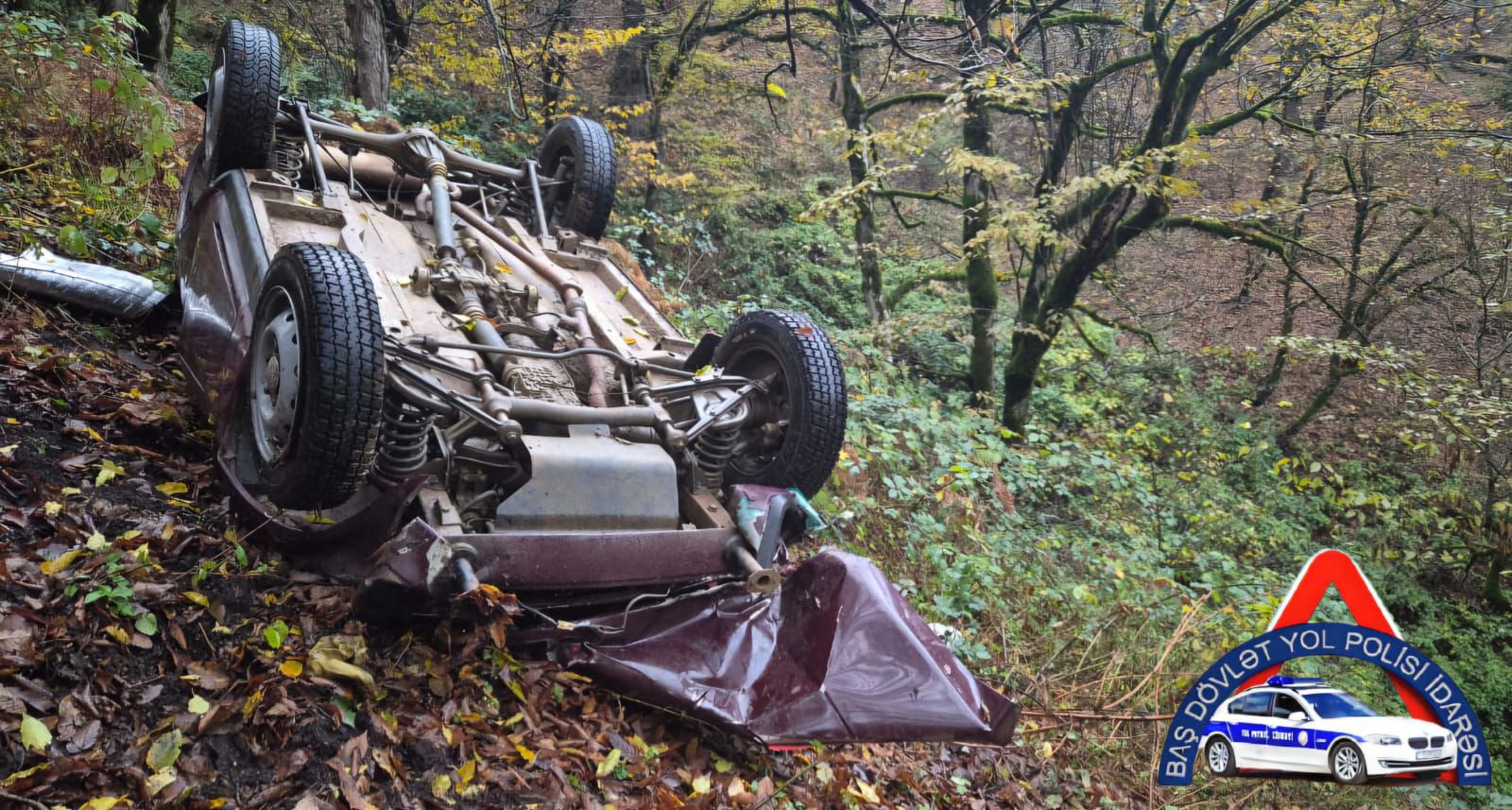 Bacısının yasından qayıdan kişi qəzaya düşdü, digər bacısı da öldü