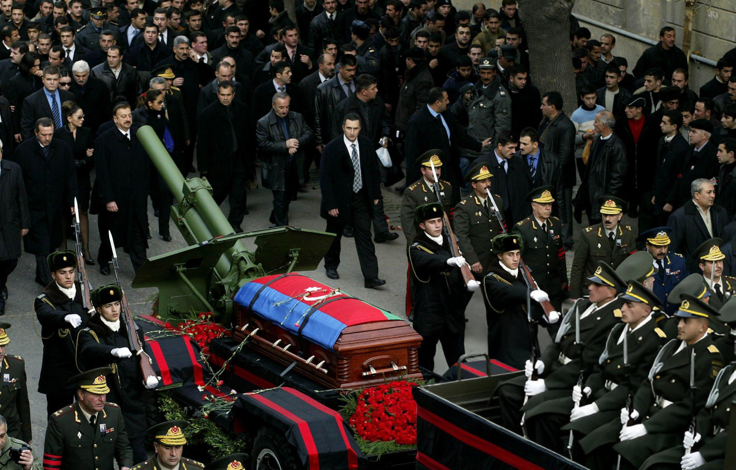 Heydər Əliyevin dəfninə gələn dünya liderləri - FOTO