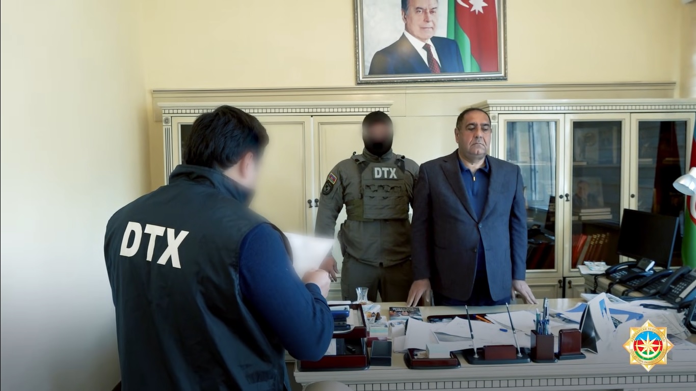 DTX həbs olunan icra başçısının görüntülərini yayıb