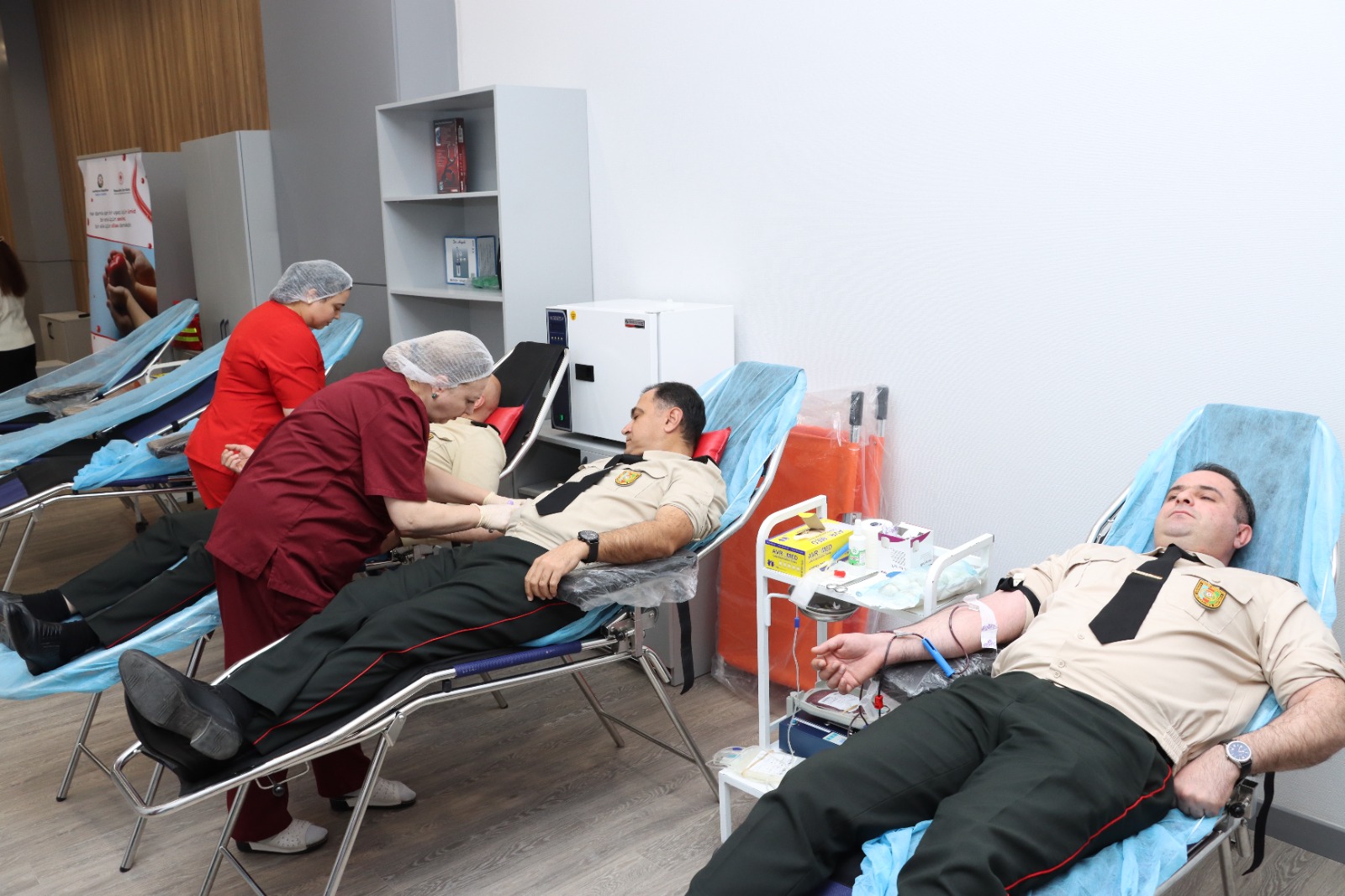 Agentliyin əməkdaşları qan verdilər - FOTOLAR