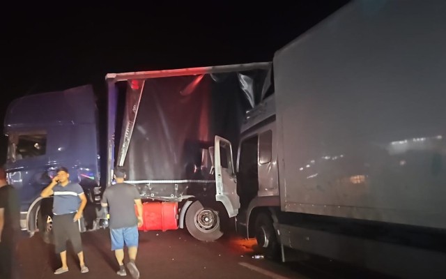 Goranboyda iki yük avtomobili&nbsp;toqquşdu