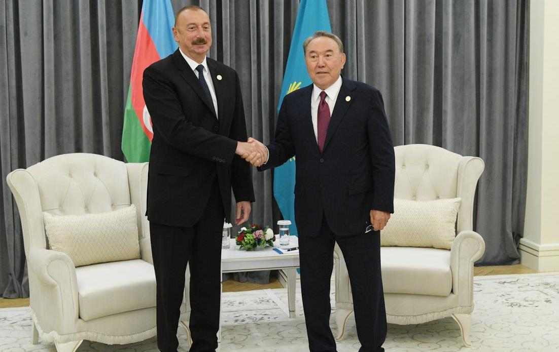 Nazarbayev also congratulated Ilham Aliyev