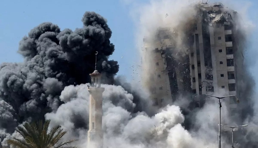 Qəzzada&nbsp;dəhşətli fırtına - 22 bina uçdu