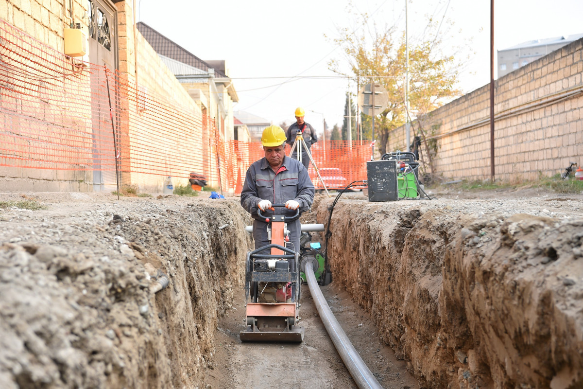Gəncənin içməli su təchizatı yaxşılaşdırılır - FOTO