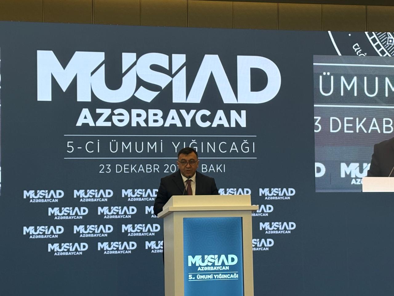 MÜSİAD-ın Azərbaycandakı fəaliyyətini dəstəkləyirik - Nazir müavini
