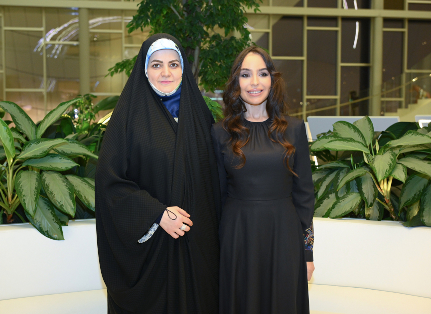 Leyla Əliyeva Pezeşkianın qızı ilə görüşdü - FOTO