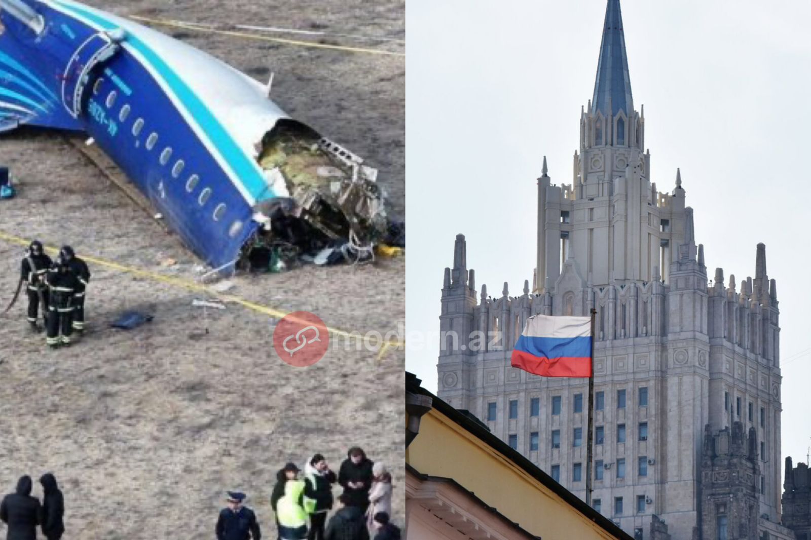 Rusiya XİN-dən AZAL təyyarəsi ilə bağlı qeyri-səmimi&nbsp;AÇIQLAMA