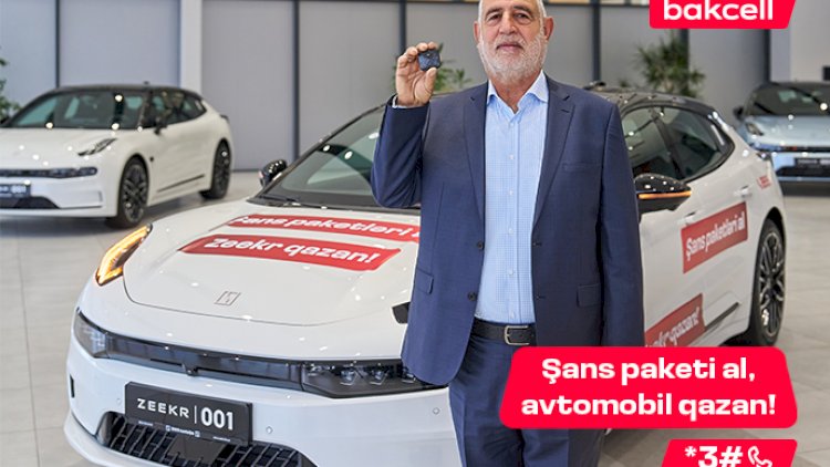 Bakcell-in meqa lotereyasında 12-ci avtomobil qalibi məlum oldu