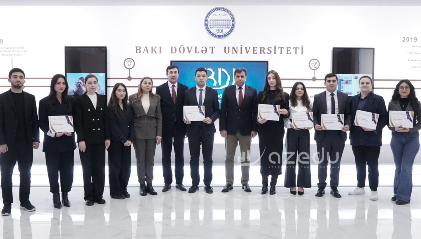BDU-nun "Brend tələbə"ləri mükafatlandırıldı&nbsp;- FOTOLAR