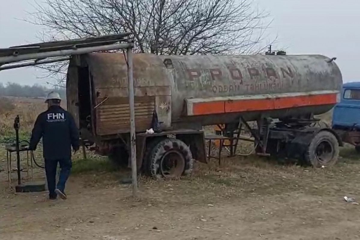 Maye qazdoldurma məntəqəsinin istismarı dayandırıldı - VİDEO