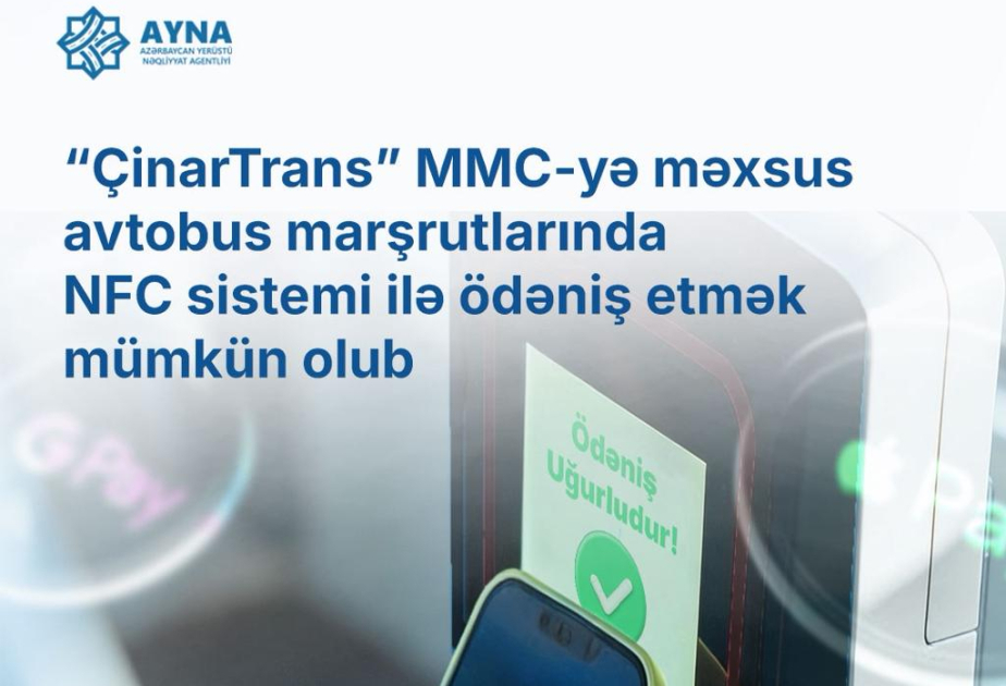 Daha bir daşıyıcının avtobusları bank kartları ilə&nbsp;ödənişə keçirlər