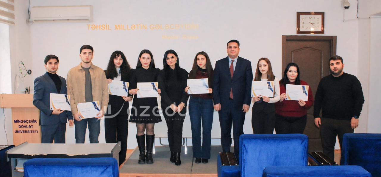 MDU-nun "Brend tələbə"ləri mükafatlandırıldı - FOTOLAR