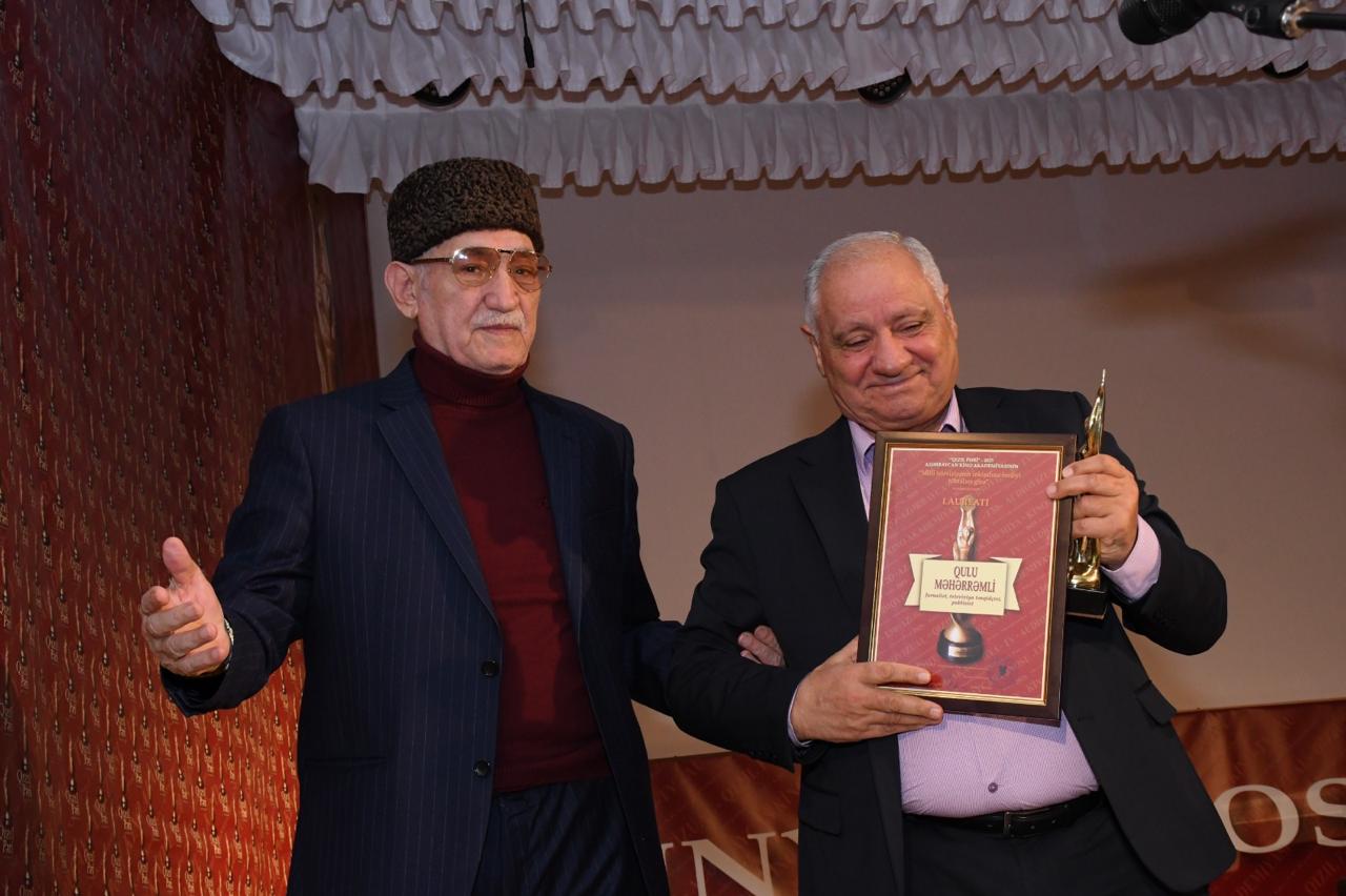 Qulu Məhərrəmli &ldquo;Qızıl pəri&rdquo; mükafatına layiq görüldü - FOTO