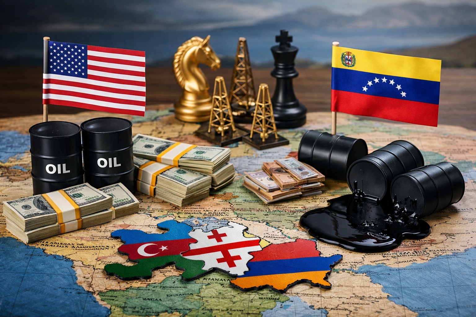Qlobal neft oyunu: ABŞ-Venesuela qarşıdurmasının kölgəsindəki Cənubi Qafqaz