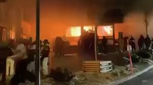 47 nəfərin öldüyü dəhşətli yanğın belə başlayıb - VİDEO