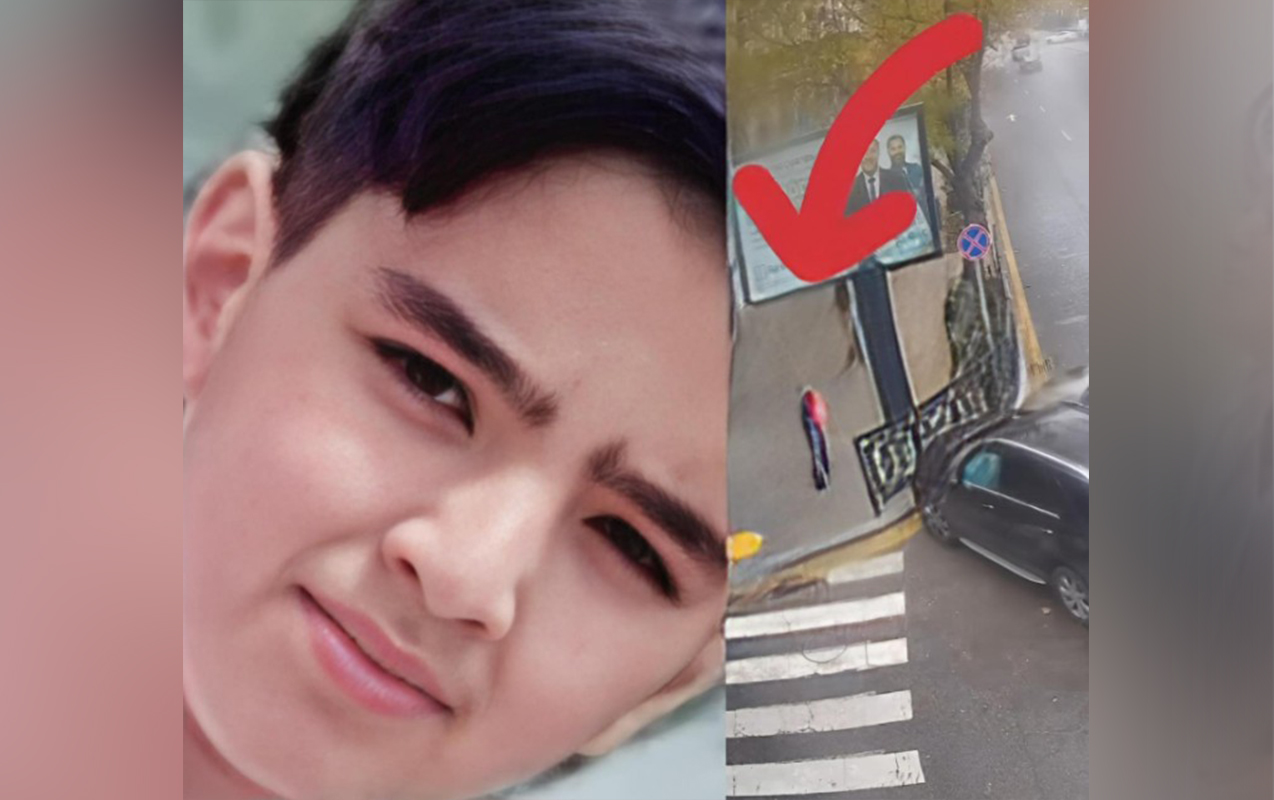 10 yaşlı Sərxan həmin vaxt hədiyyəsinə baxırmış...FOTO