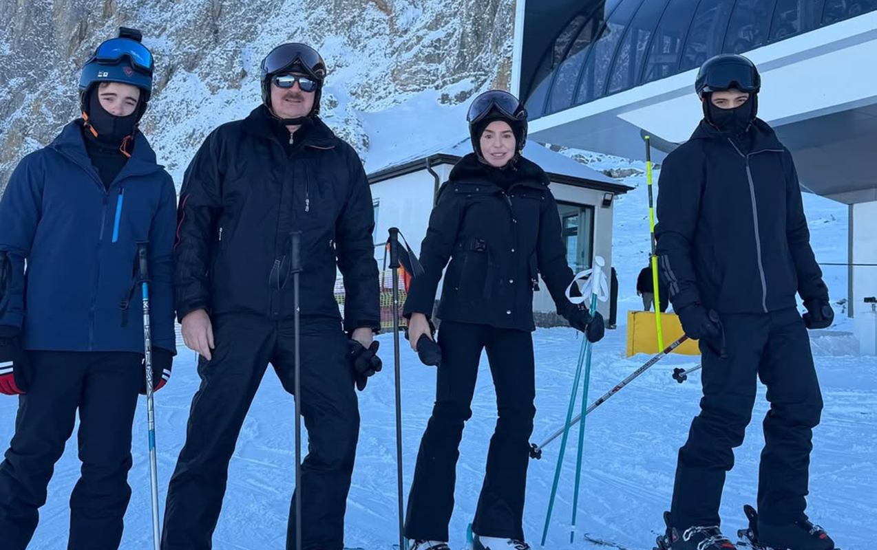 Prezident ailəsi ilə birgə Şahdağda - FOTOLAR