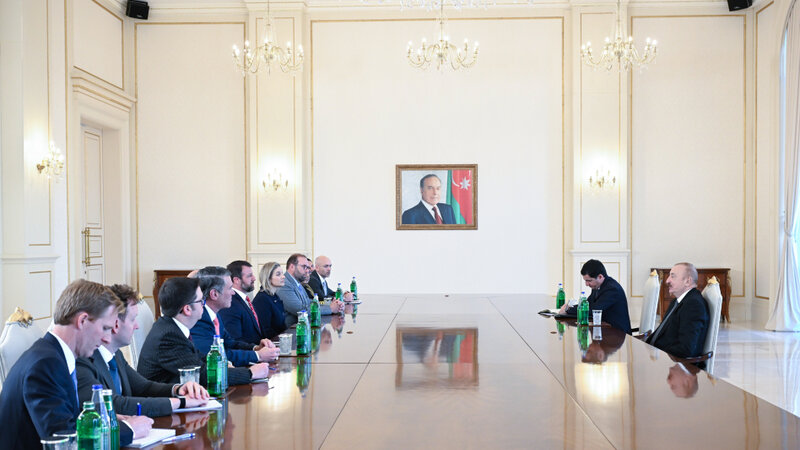 Amerikalı konqresmenlər İlham Əliyevin qəbulunda - FOTO