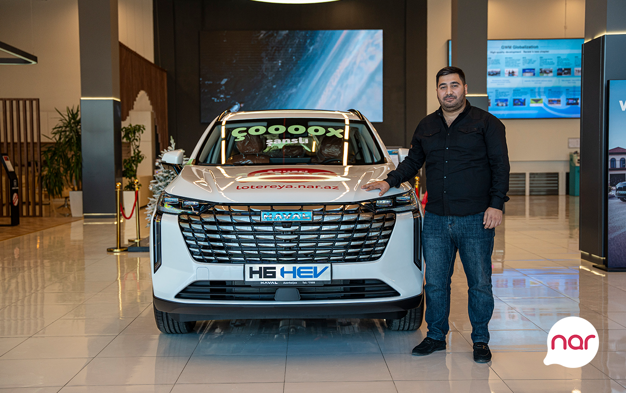 &ldquo;Nar&rdquo;ın &ldquo;Çoox Şanslı&rdquo; lotereyasında 10-cu avtomobilin sahibi bəlli oldu