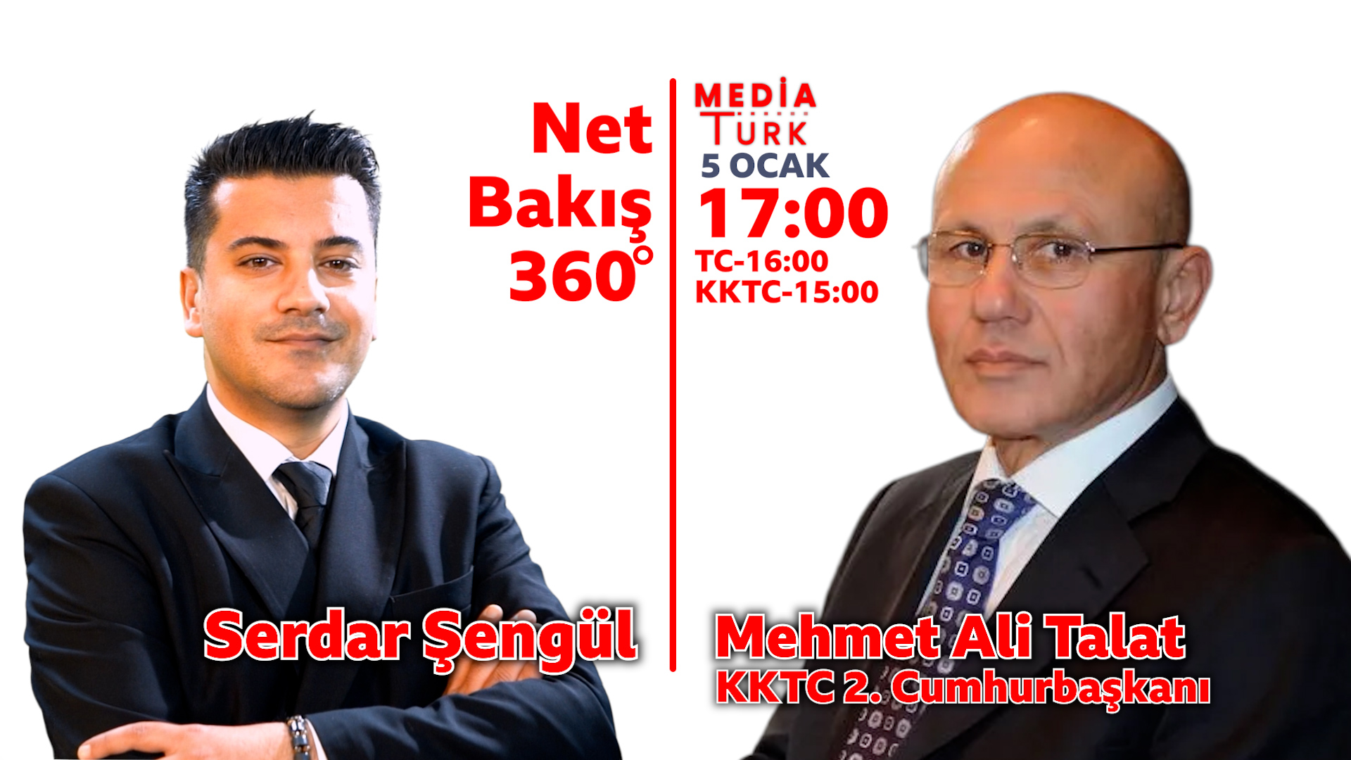 Şimali Kiprin Prezidenti MediaTürk TV-də&nbsp;