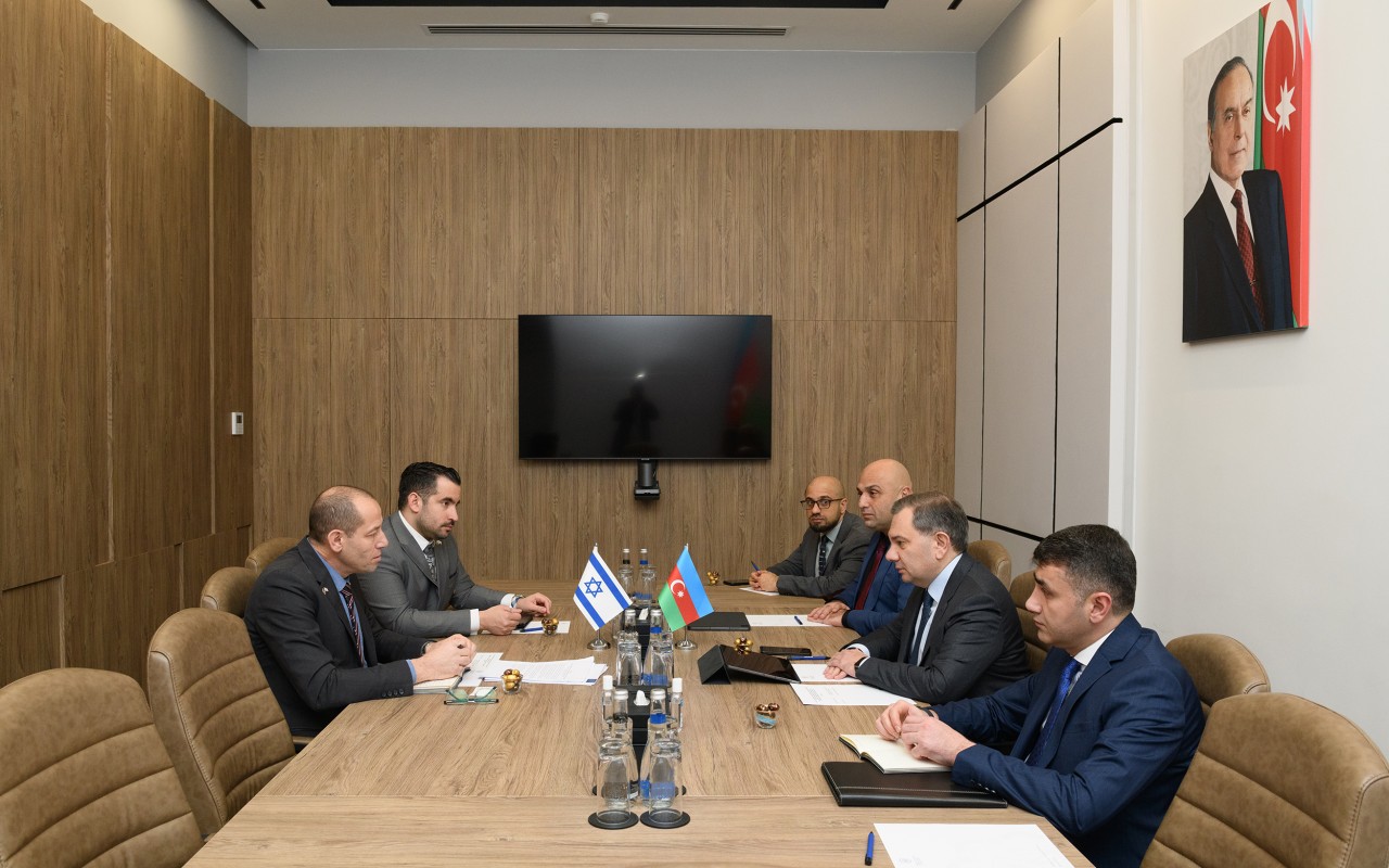İsrail səfiri nazir müavini ilə görüşdü - FOTOLAR