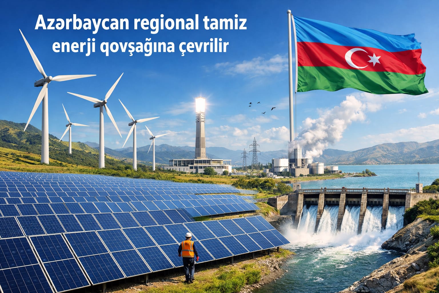 Azərbaycan regional təmiz enerji qovşağına çevrilir