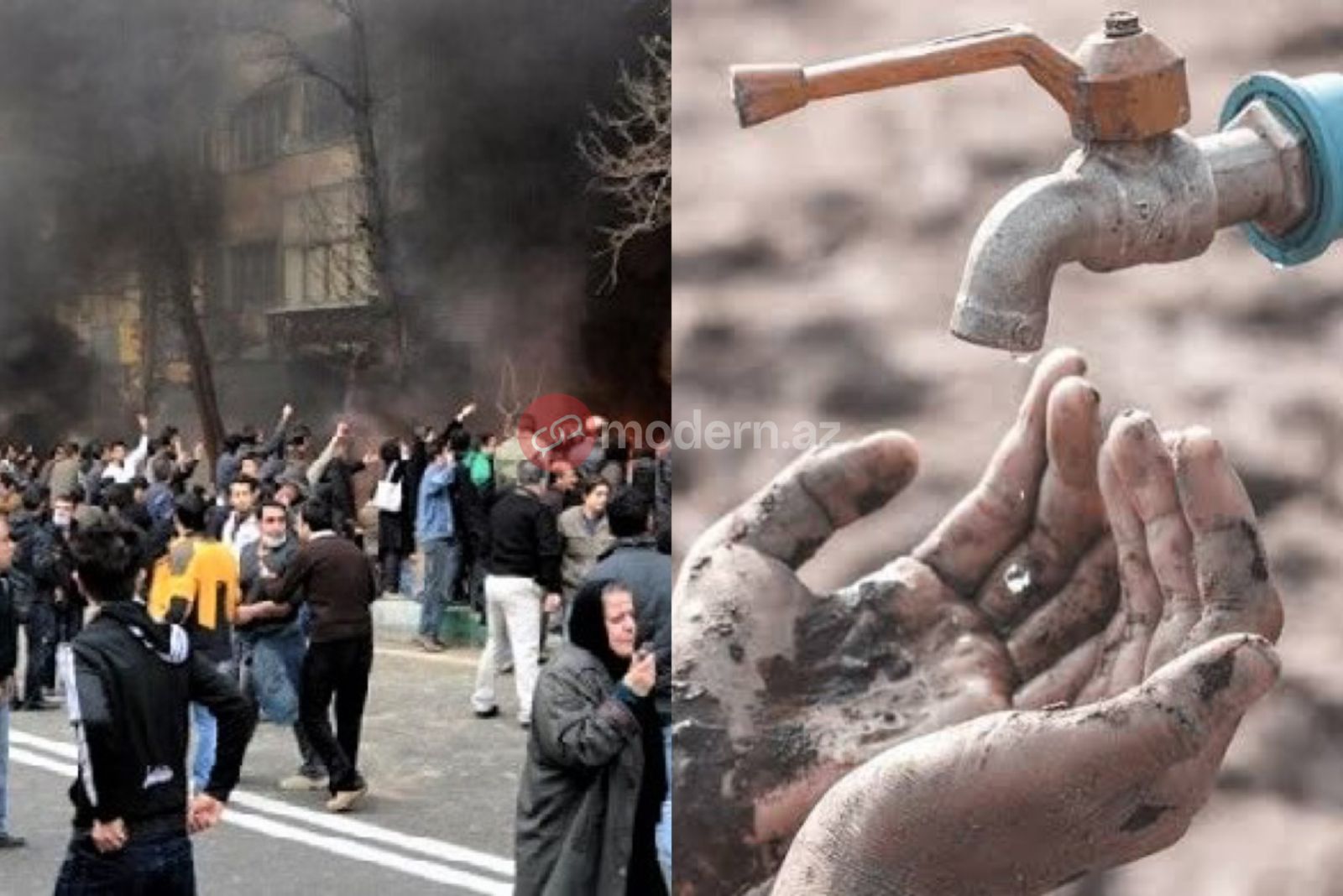 İrandakı etirazların görünməyən səbəbi - SU BÖHRANI