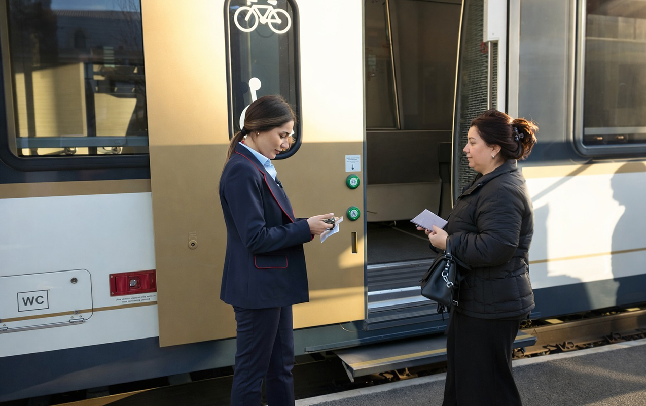 Dəmir yolları bu istiqamətdə sərnişindaşımaya başladı&nbsp;- FOTOLAR