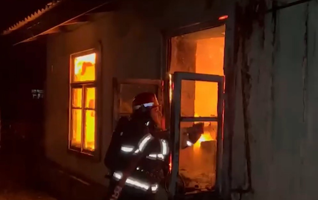 Lənkəranda fərdi evdə yanğın&nbsp;- VİDEO