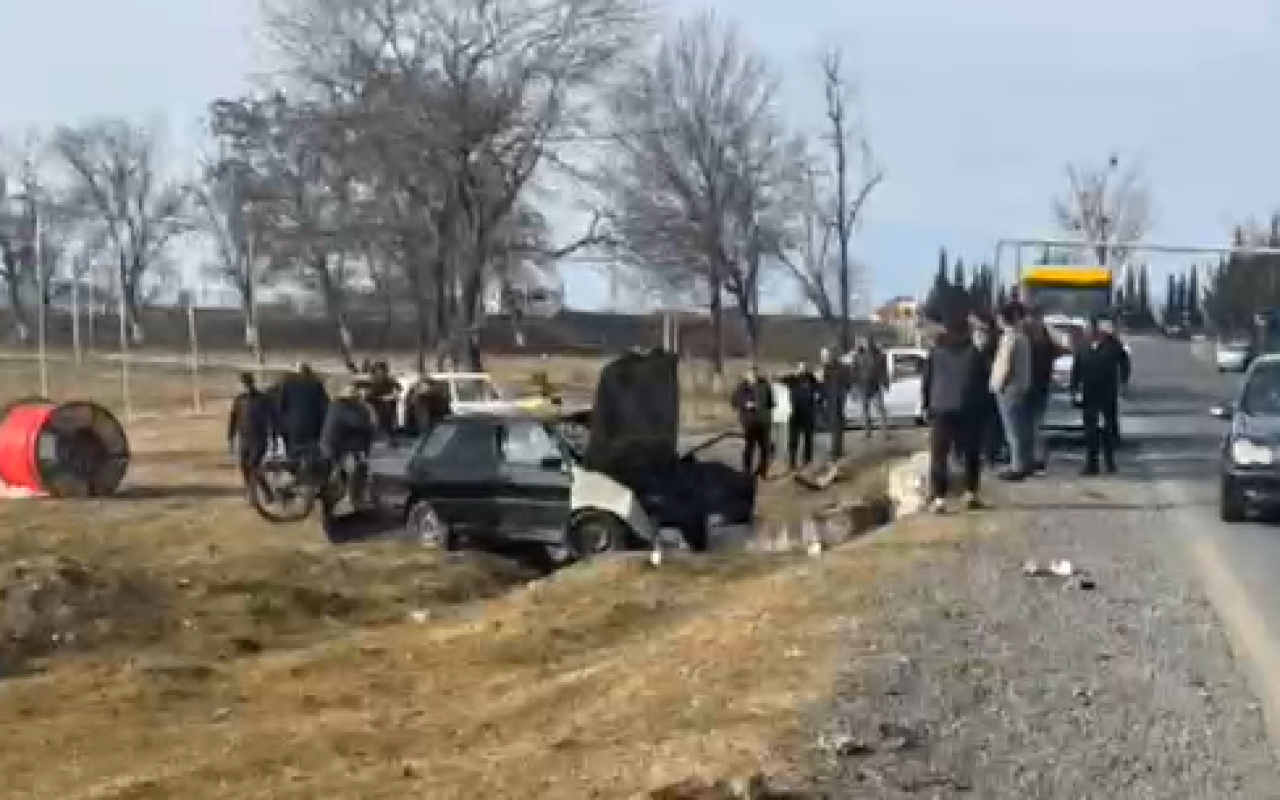 Qaxda qəza&nbsp;- Ölən və xəsarət alan var