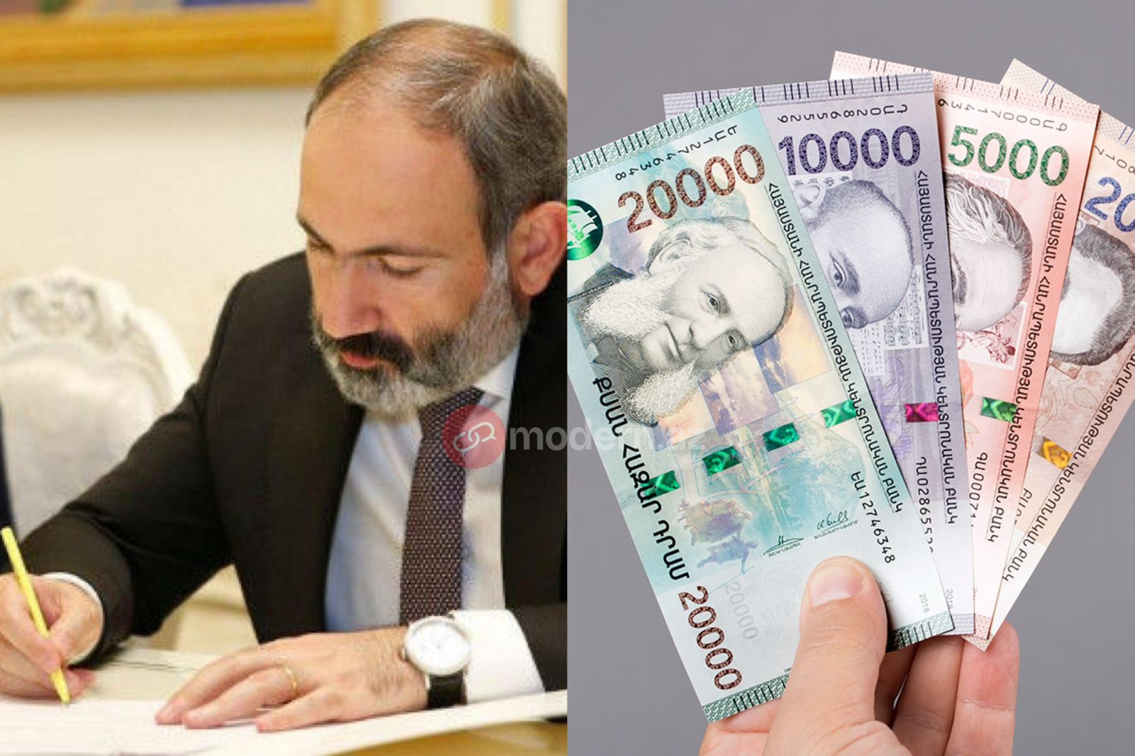 Paşinyan özünə pul mükafatı YAZDI