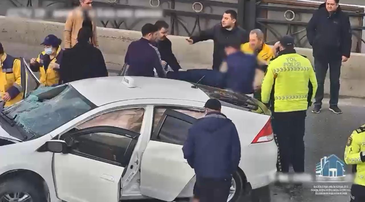 Nəsimidə ağır qəza - VİDEO