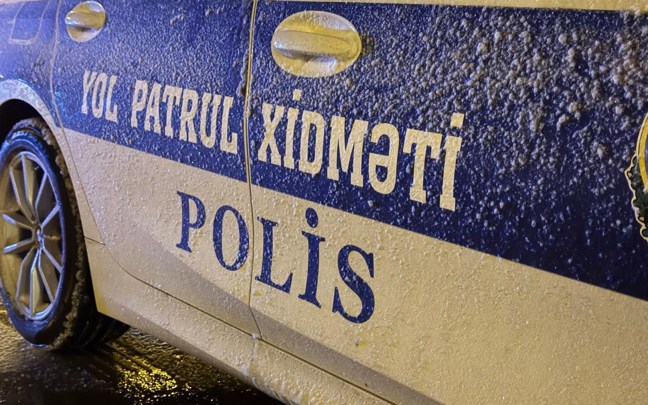 Yol Polisi hava şəraiti ilə bağlı sürücülərə müraciət etdi - VİDEO