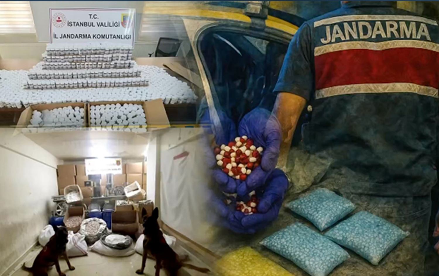 İstanbulda 2 milyondan çox narkotik həb ƏLƏ KEÇİRİLDİ