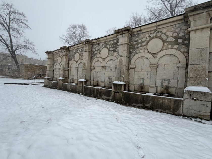 Şuşa ağ örpəyə büründü - GÖRÜNTÜ