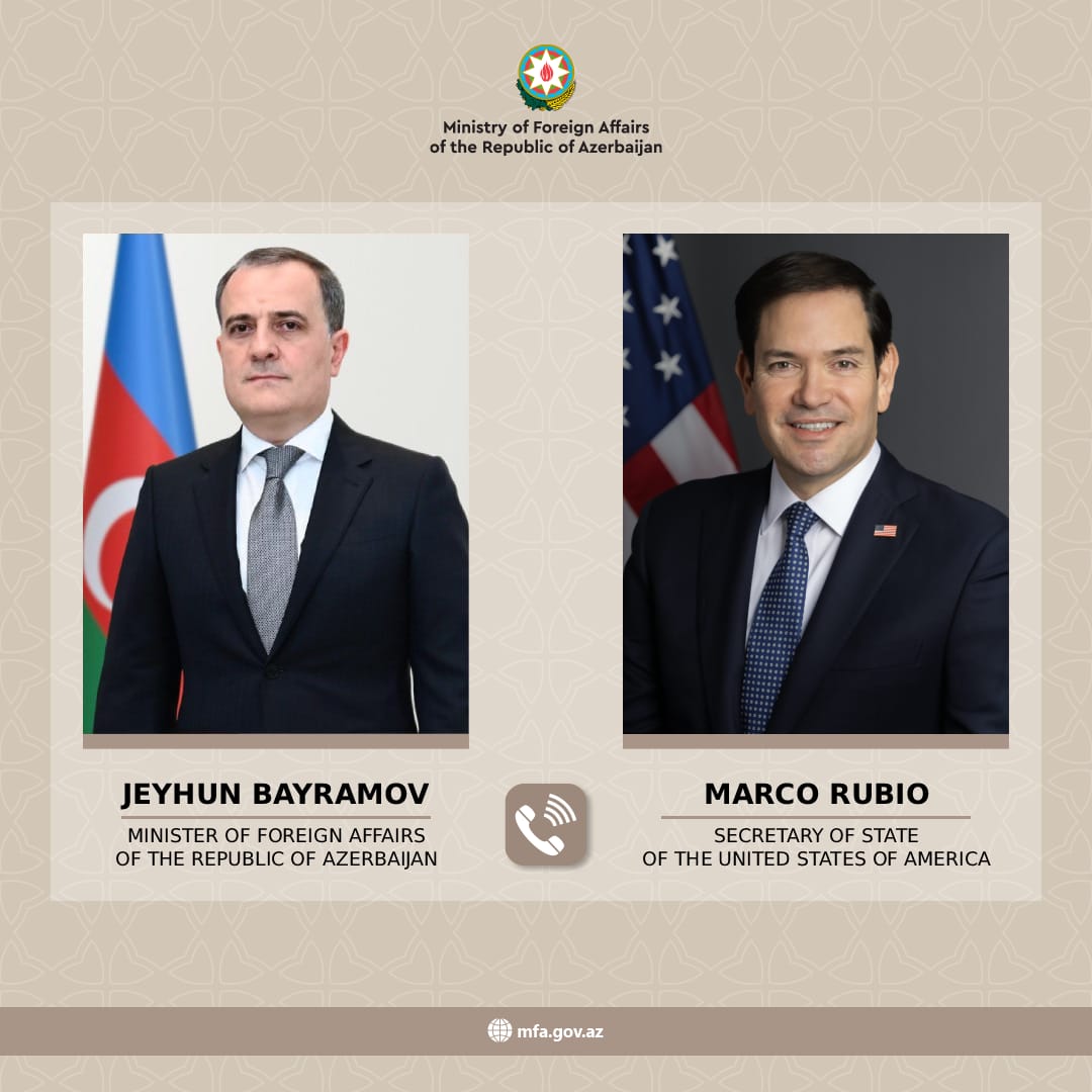 Ceyhun Bayramov Rubio ilə Zəngəzur dəhlizini müzakirə etdi
