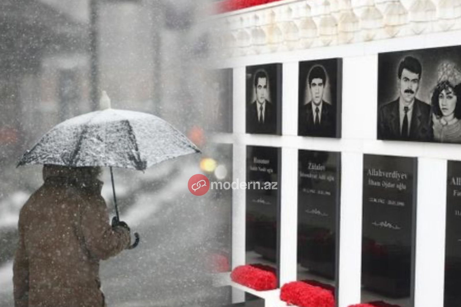 36 ildir 20&nbsp;Yanvarda hava da matəmə bürünür